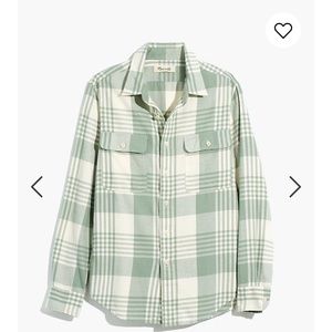 NWT Madewell Men’s plaid shirt